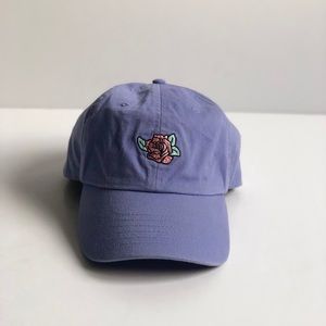 Purple flower Dad Hat